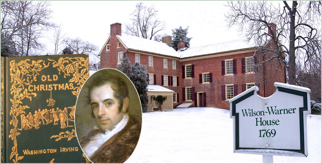 The historic Wilson-Warner house in Odess, DE, staged a Washington Irving Christmas event