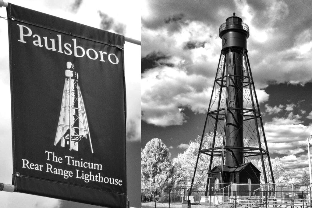 Paulsboro's iron lighthouse on the Delaware River